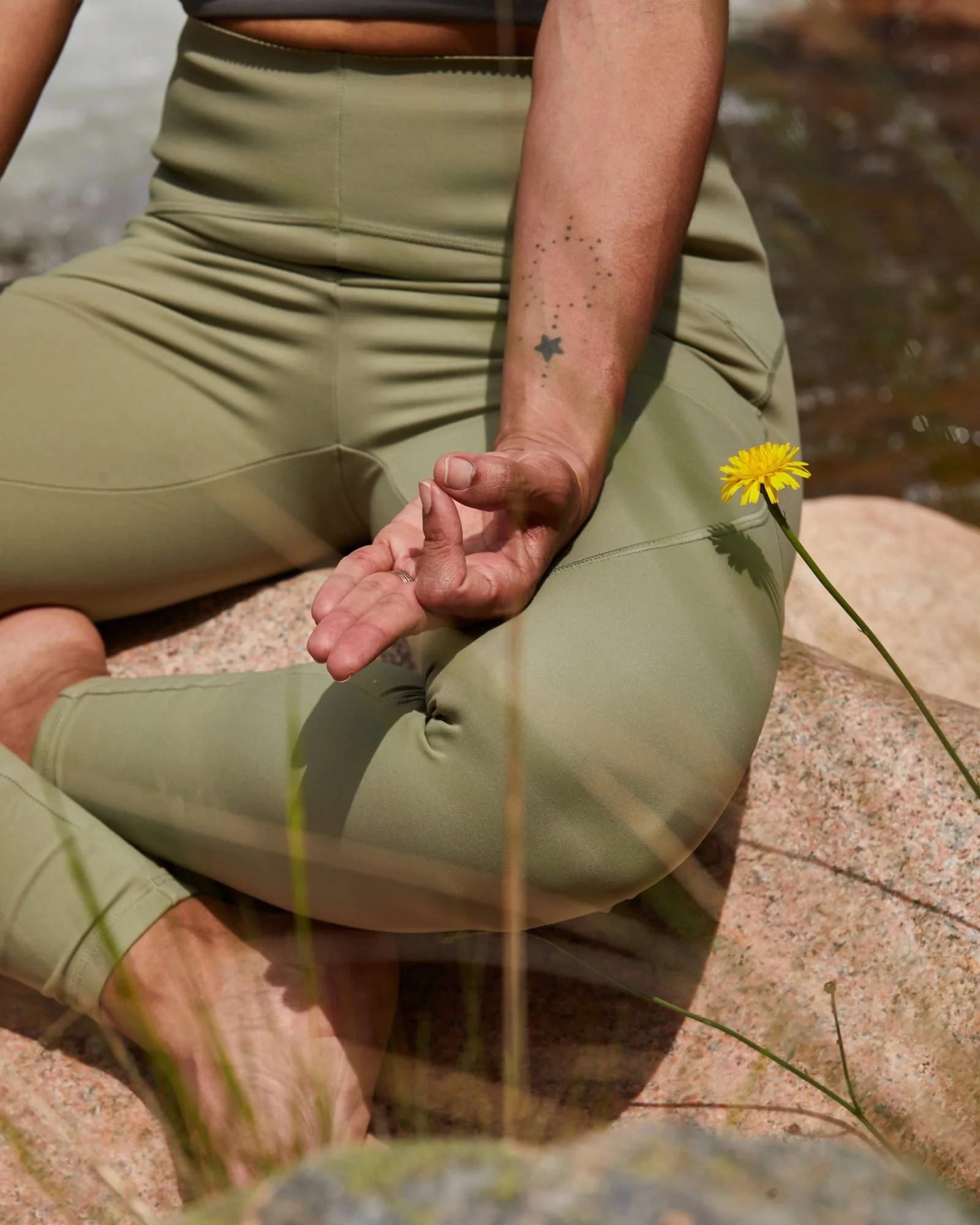 Mindful body awareness practice used in private online coaching to restore ease and alignment.