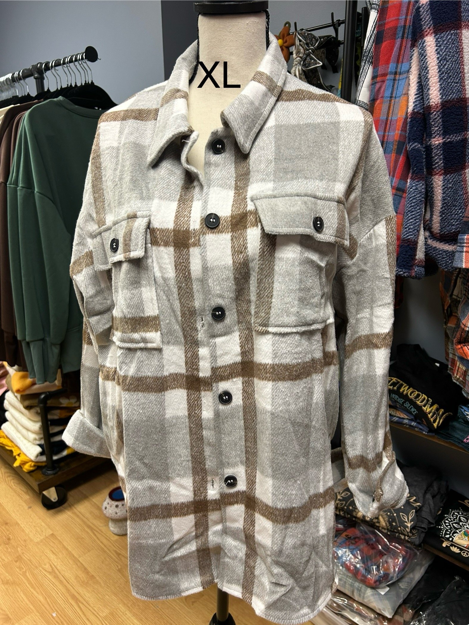 Flannel jacket , kinda
