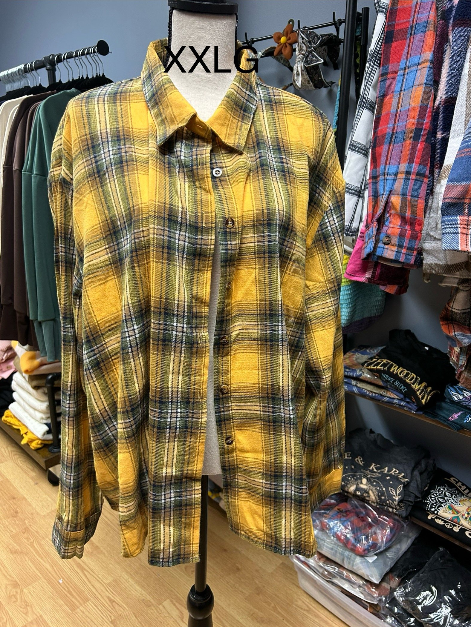 Yellow flannel