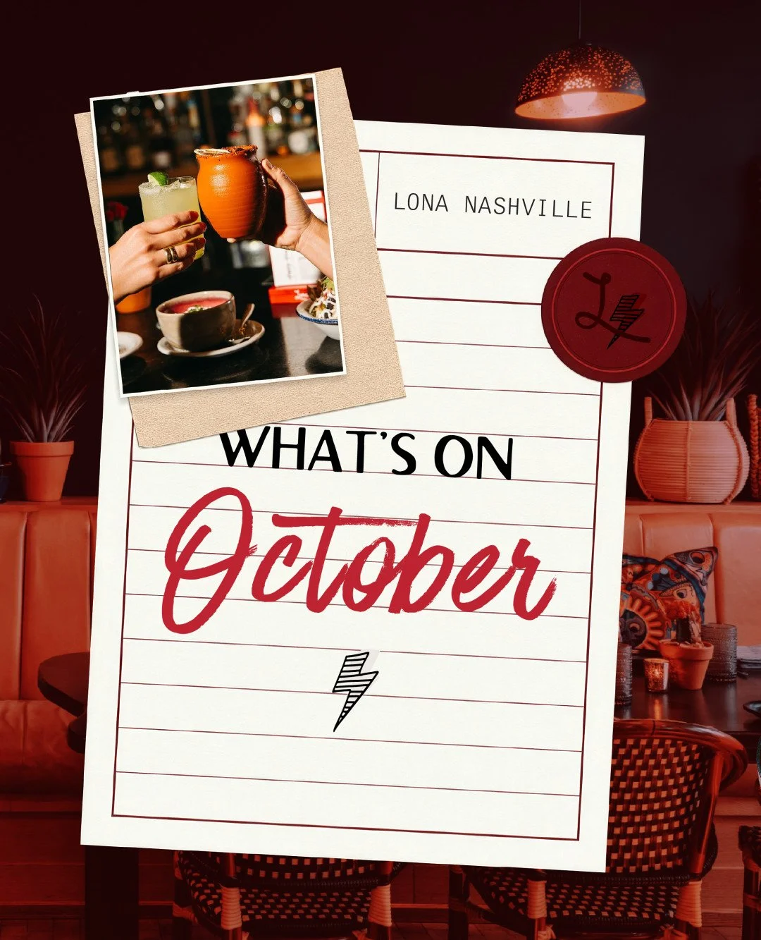 Your October calendar could use a little Lona 🌮🔥
