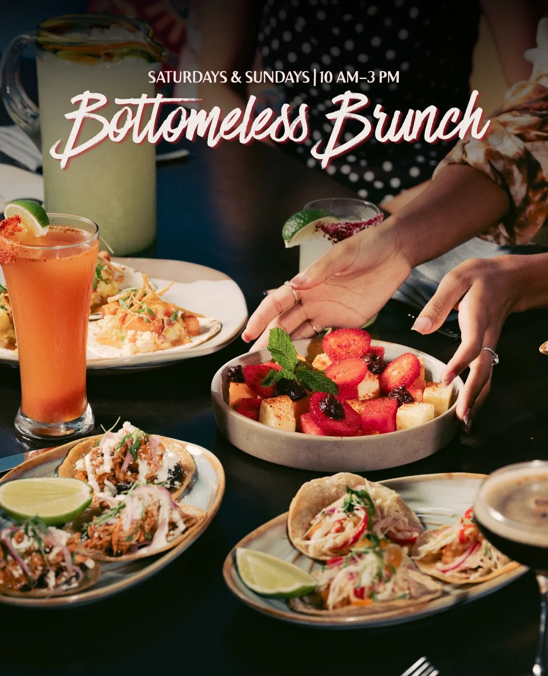 Consider this the easiest decision on your Nashville itinerary: Bottomless Brunch at Lona, every Saturday and Sunday from 10 AM&ndash;3 PM. 🥂🔥