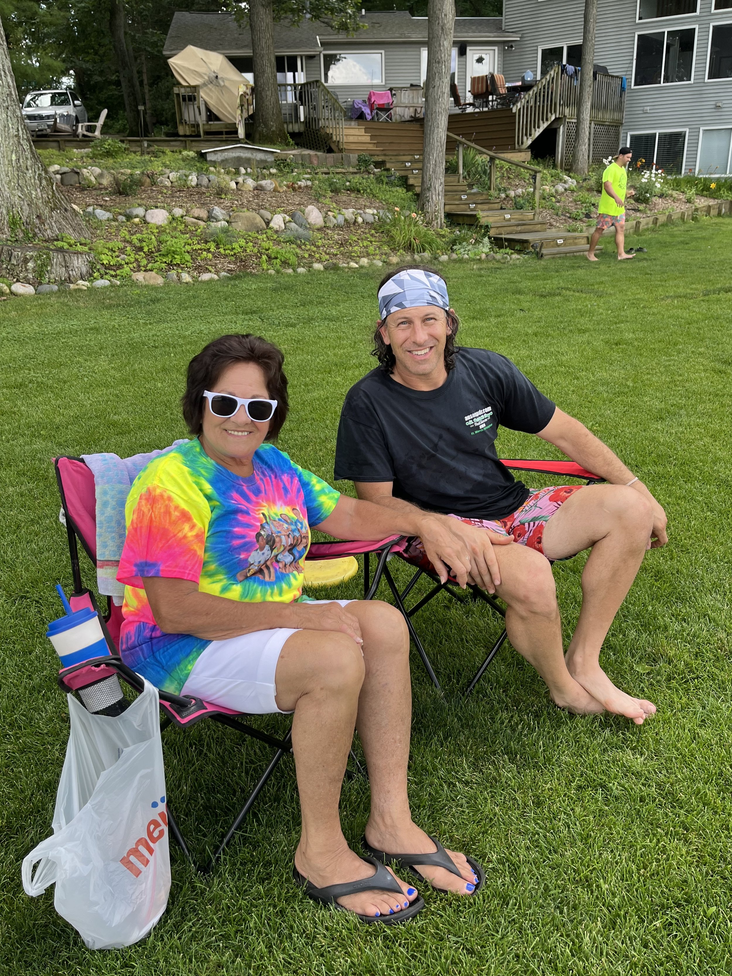 Enjoying time on the lake with the Reeb family!