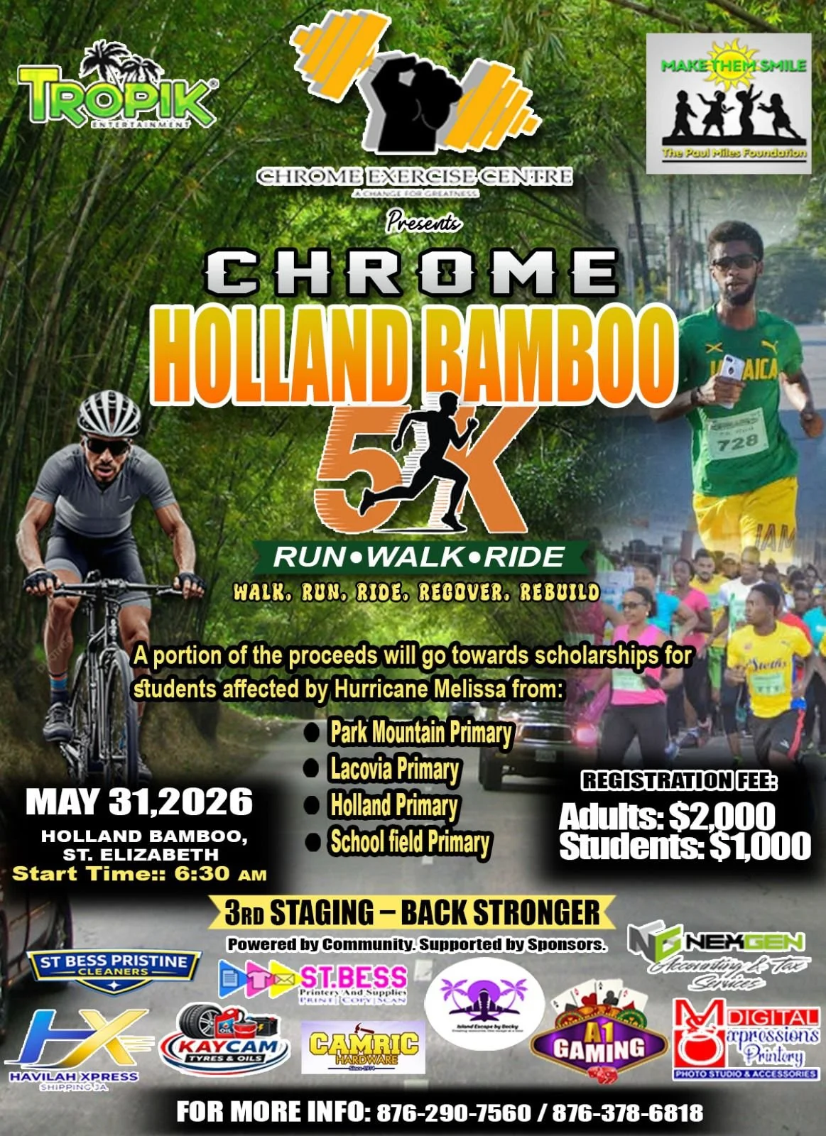 Chrome Holland Bamboo 5K Road Race (2026) 