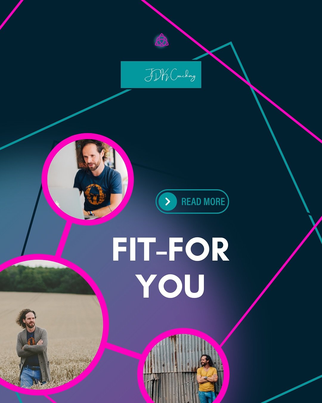 Fit For You 🎯

We are all different. We have different needs, and different ways of working.   That&rsquo;s why when it comes to change, pre-existing packages of support don&rsquo;t always work. 

With Fit For You, you get a free consultation (a Dis