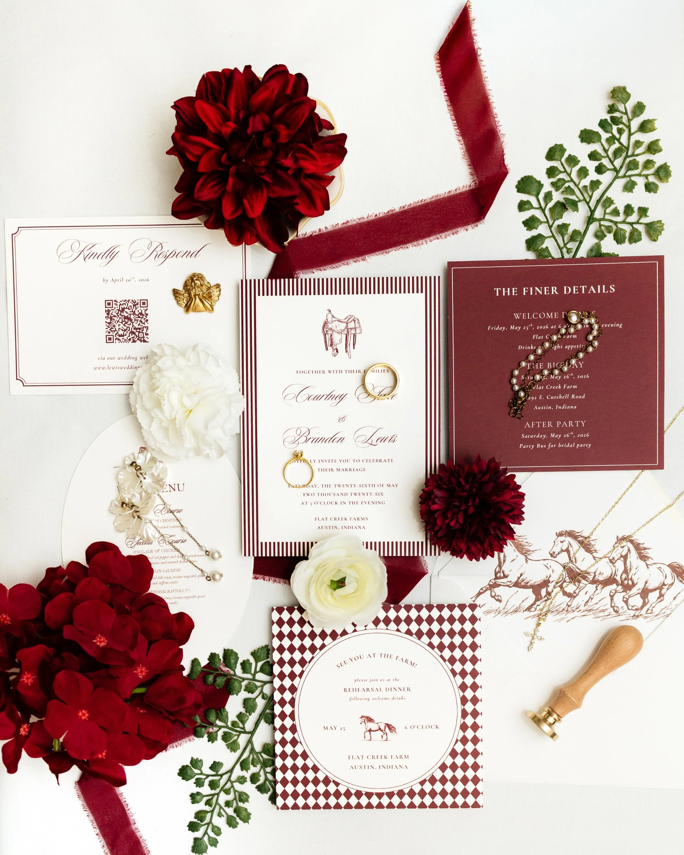 Custom Wedding Invitation Suite