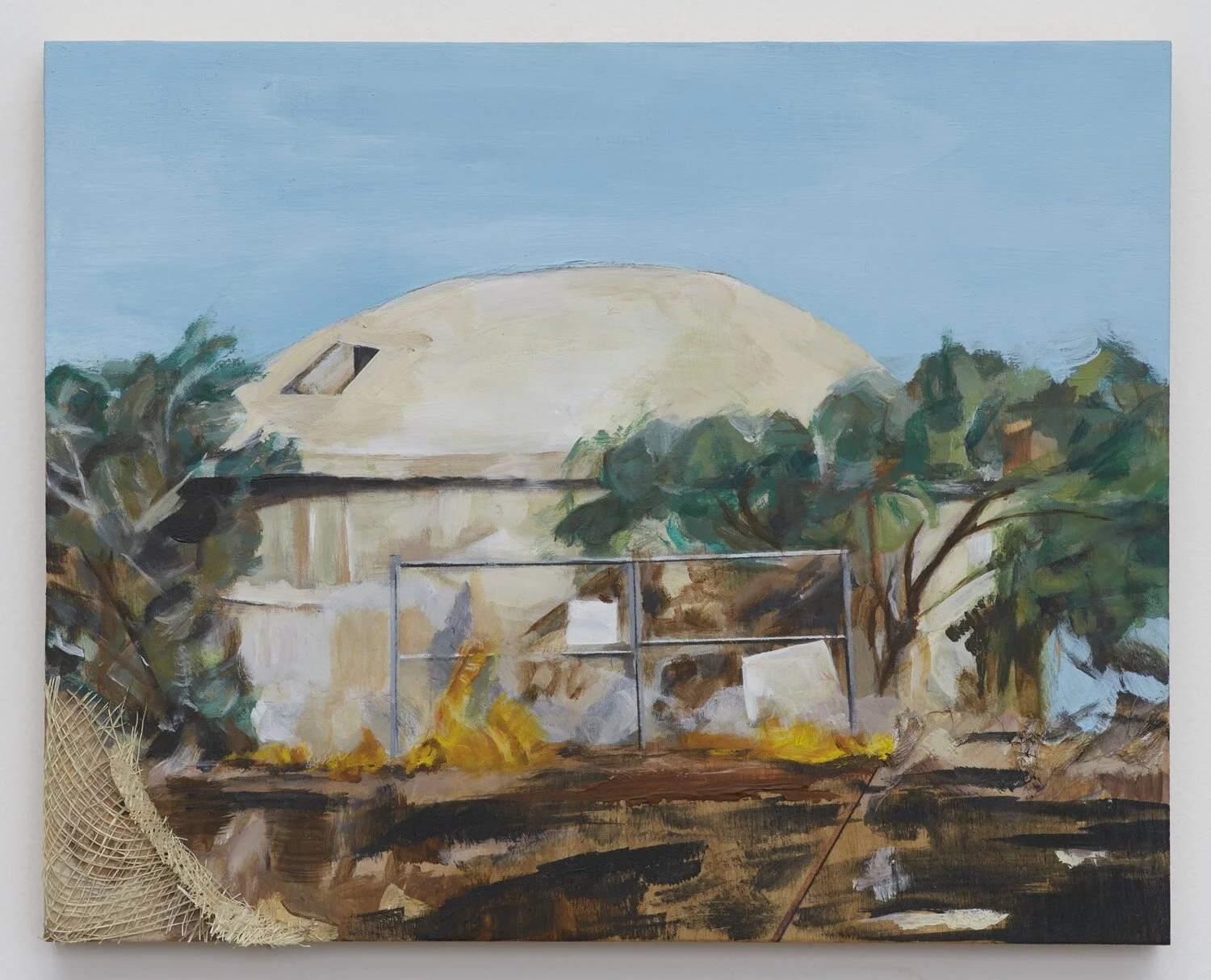 Water Tank   Acrylic on plywood 8” x 10”, 2018 