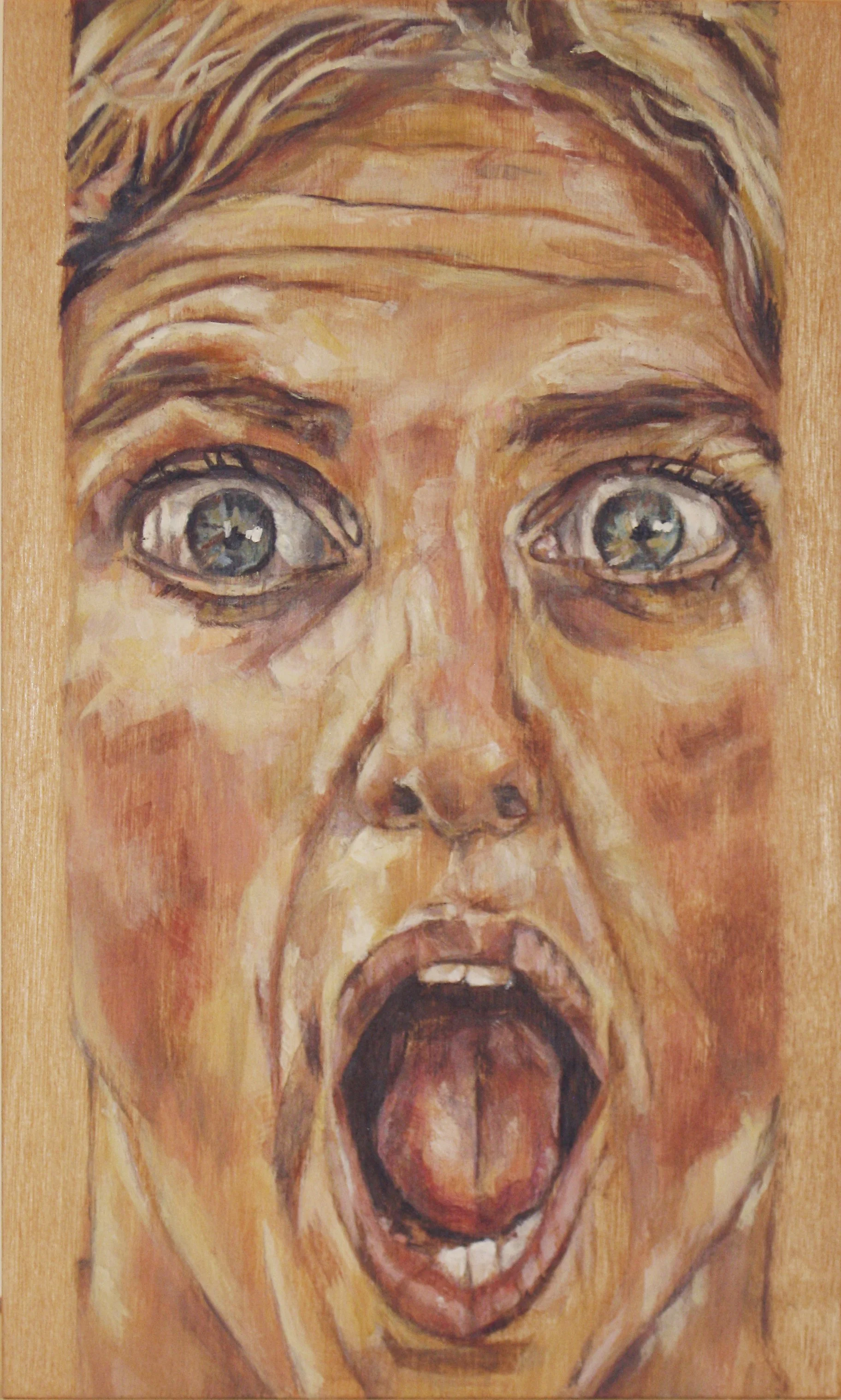  Lili #2   Acrylic on plywood 10" x 6", 2010 