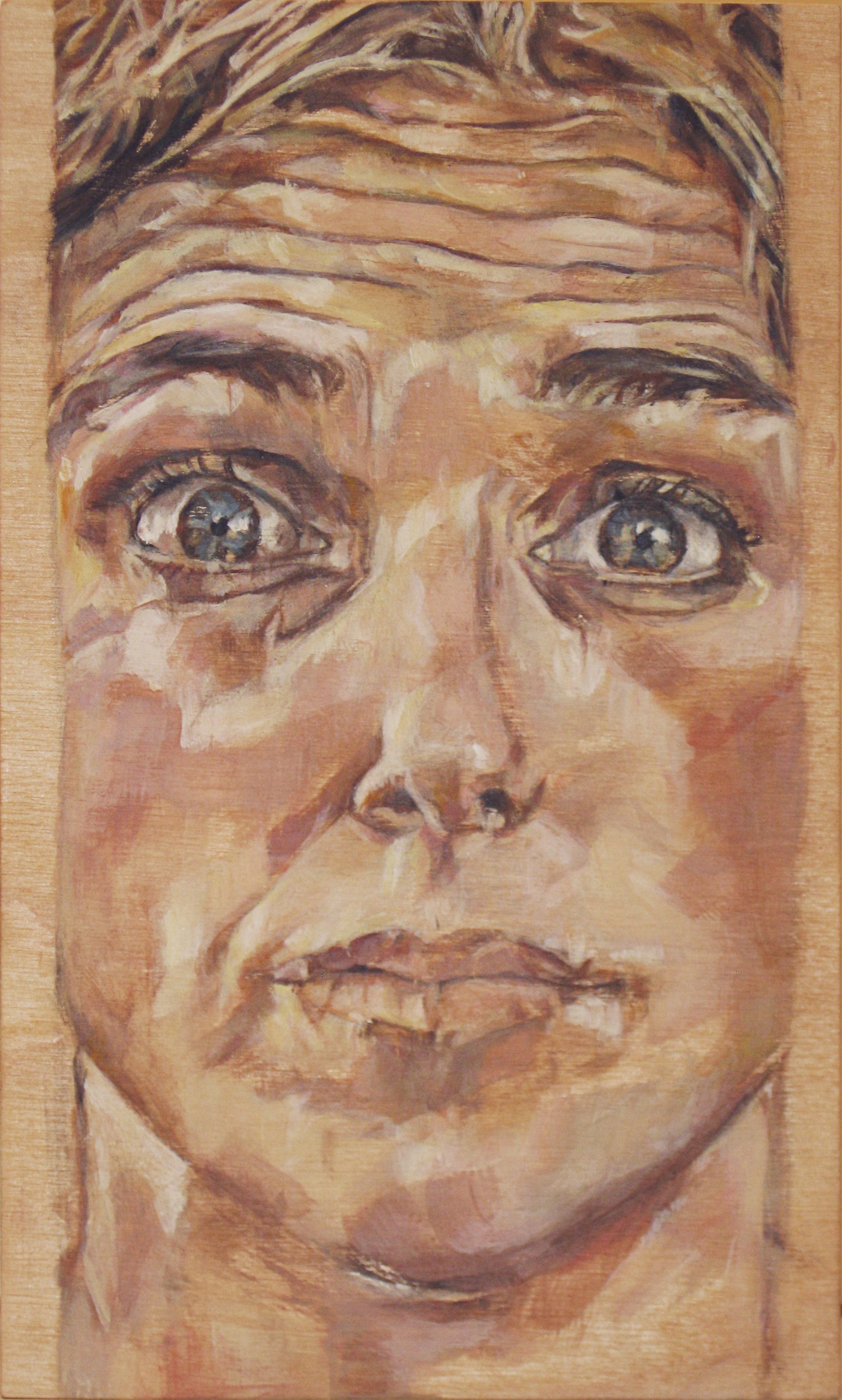 Lili #1   Acrylic on plywood 10" x 6", 2010 