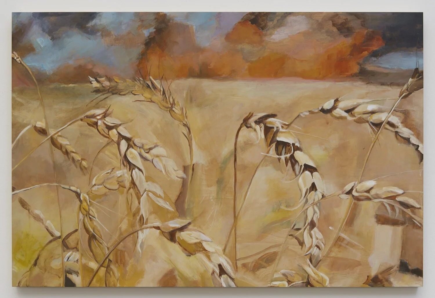  The Wheat Still Grows   Acrylic on plywood 20” x 30”, 2019 