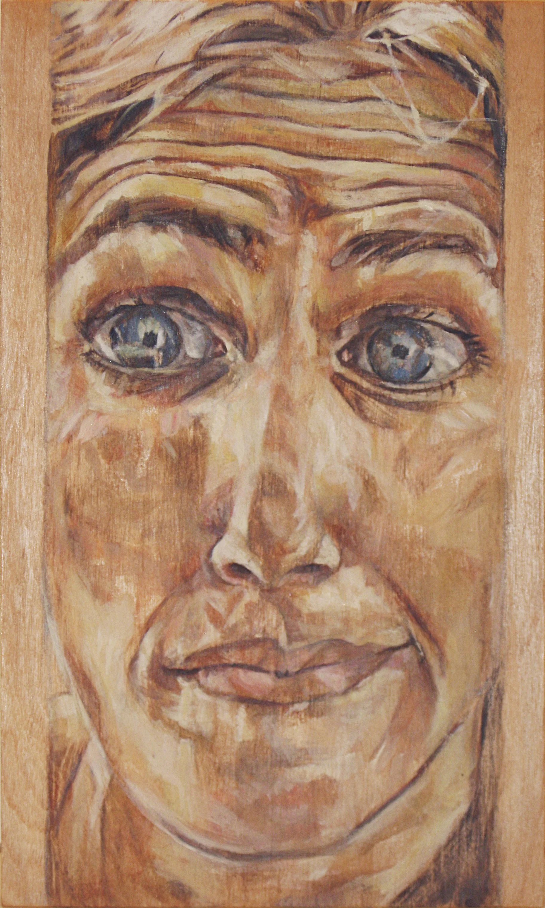  Lili #5   Acrylic on plywood 10" x 6", 2010 