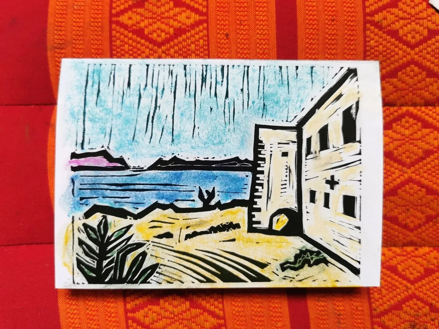 Just posted out this month's postcard to members of my EXCLUSIVE patreon postcard club, this month I have decided to HAND COLOUR each print with pastel as a token of the colourful spectrum of my hearts gratitude 🌈💜💙💚💛🧡❤️ if you fancy recieving 