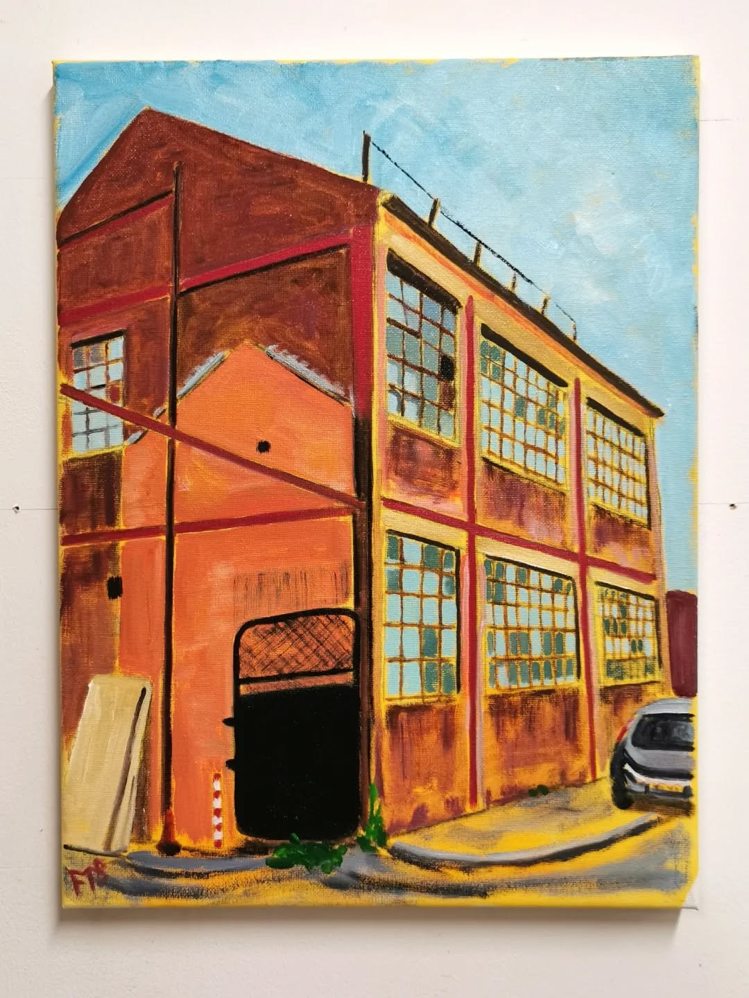 Washford Road- oil on canvas 30cm x 42cm 

#bleurgh #oilpainting