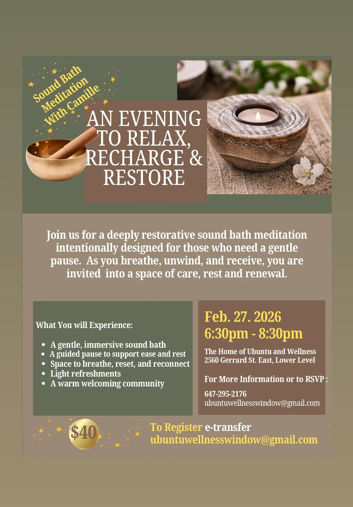 SOUNDBATH: WITH CAMILLE