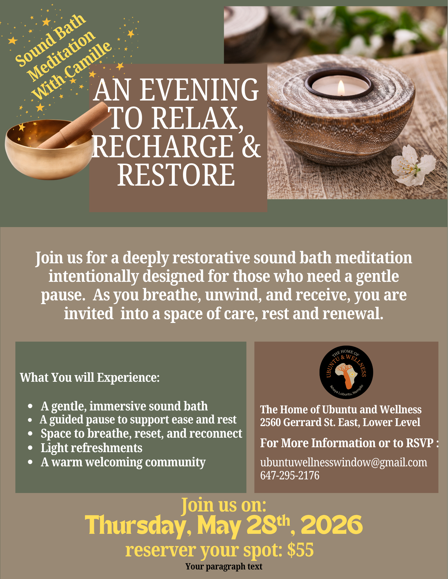 SOUNDBATH WITH CAMILLE