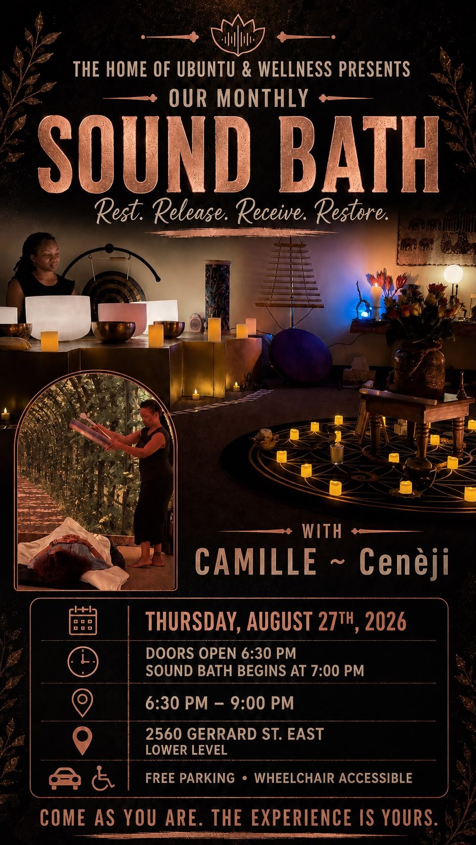 SOUNDBATH WITH CAMILLE ~ CENÈJI