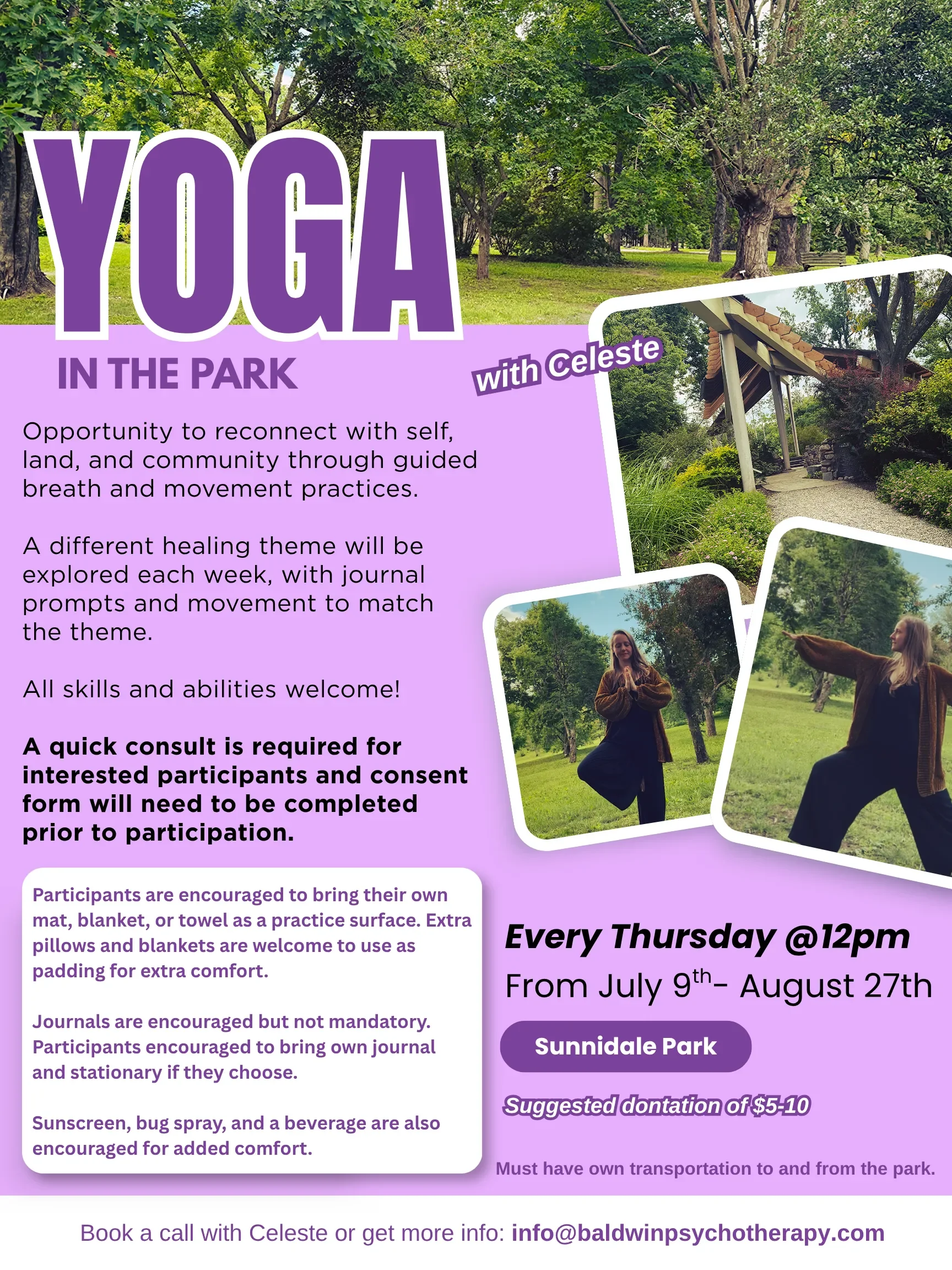 Yoga in the Park 