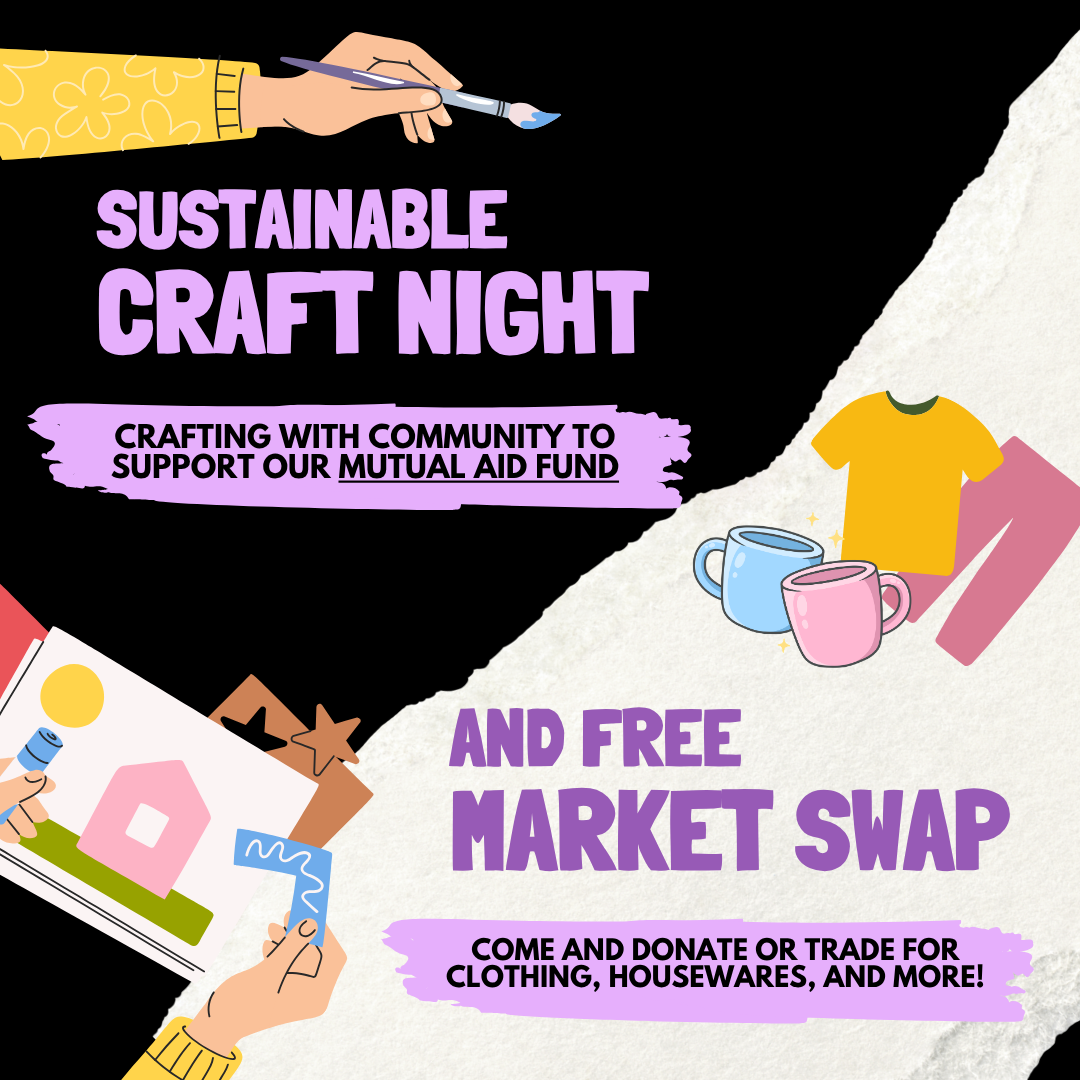 Sustainable Craft Night &amp; Free Market Swap