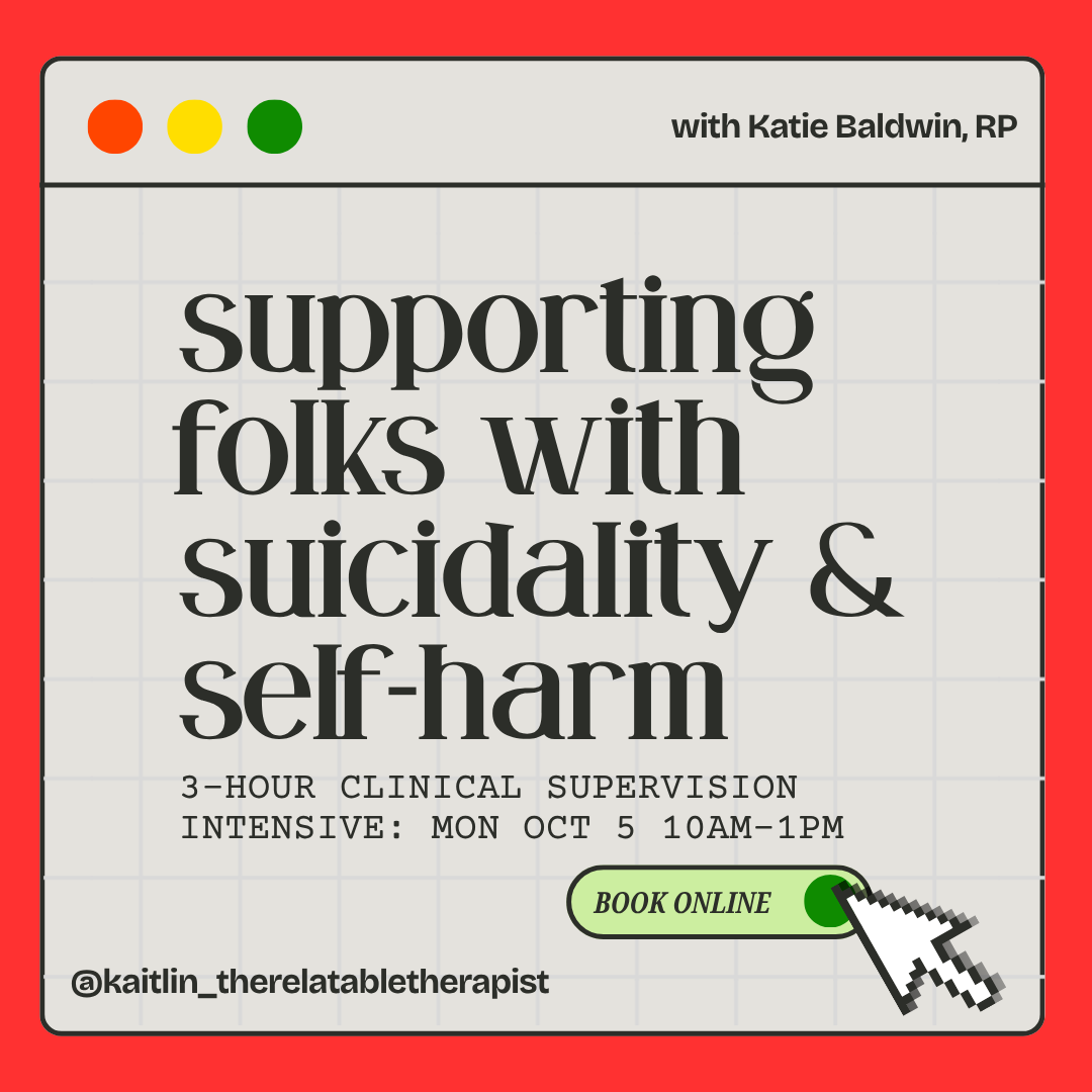 SUPPORTING FOLKS WITH SUICIDALITY     AND SELF-HARM