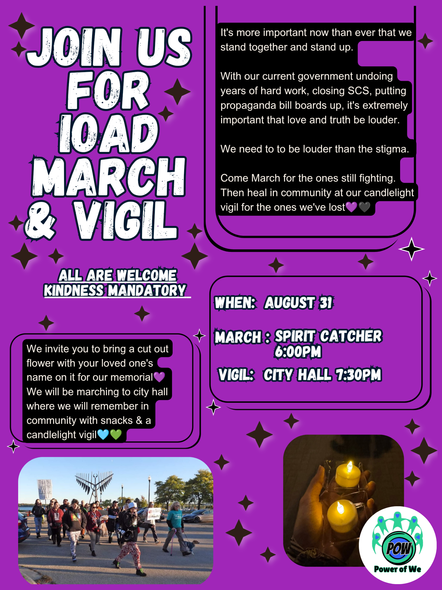 IOAD March and Vigil