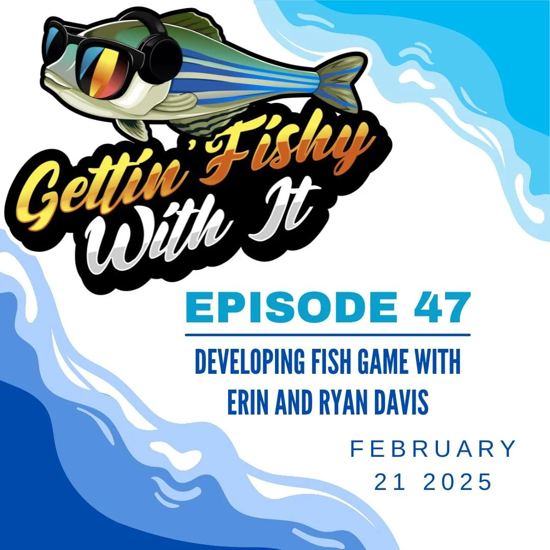 Episode 47 is live! Join us as we chat about Fish Game with two of the developers, Erin and Ryan Davis! Fish Game is such a clear labor of love, and it was so great to nerd out all about it this week! You can check out our bio for all the ways to lis