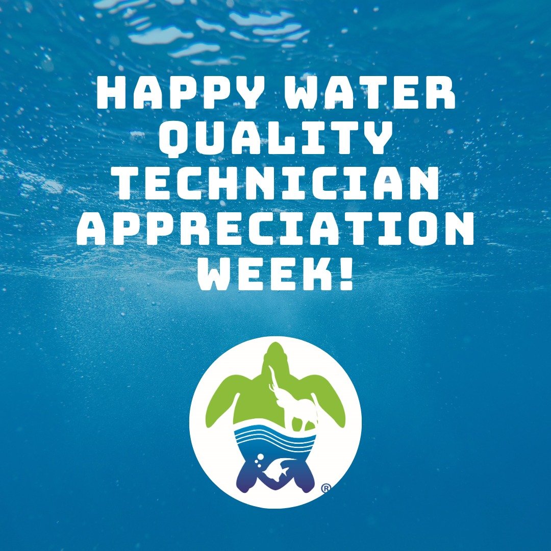 Did you know that thanks to @aalsoturtle, this week is Water Quality Technician Appreciation Week! In the middle of National Water Quality Month, too!

Why is water quality important for our aquatic animals? Good water quality is important to keep th