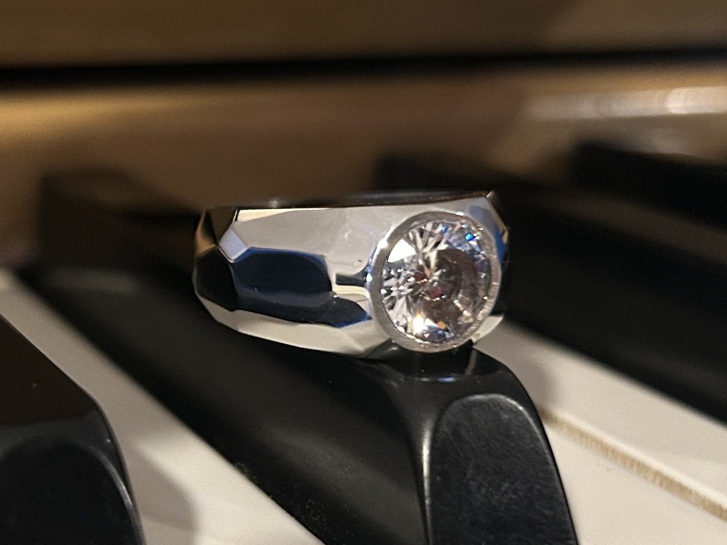 Hand made gemstone ring