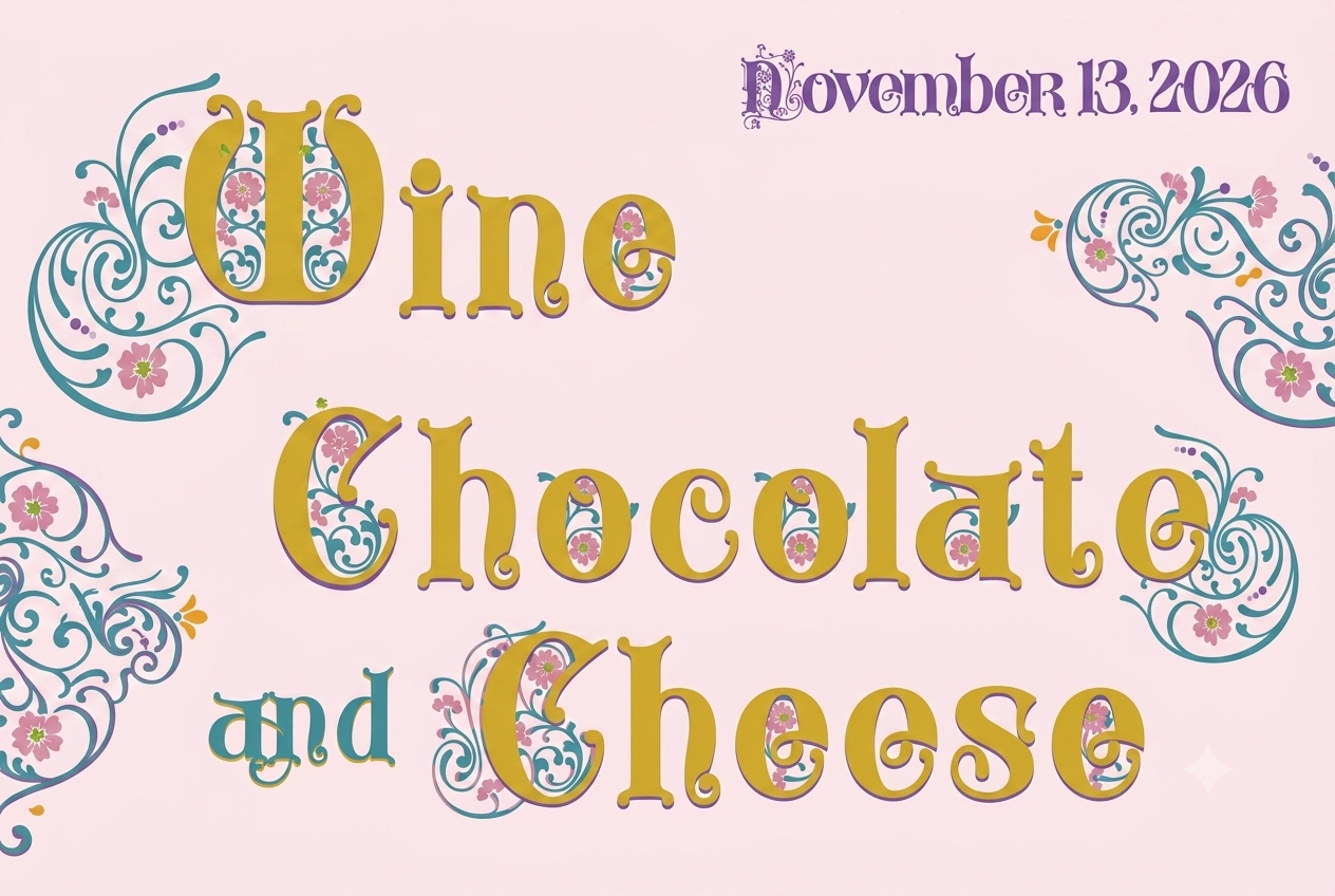 10th Annual Wine, Chocolate & Cheese 