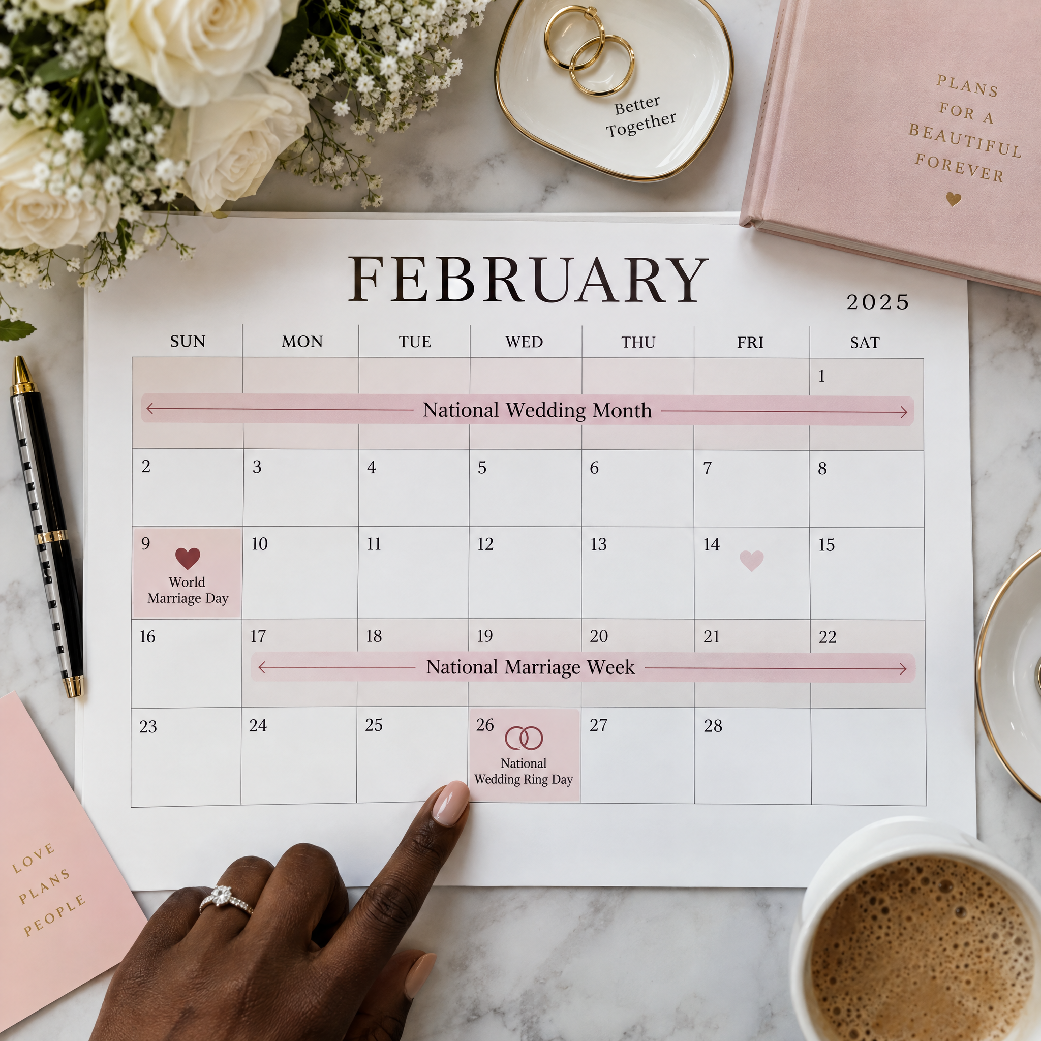 Mark Your Calendar: The Wedding &amp; Marriage Holidays Every Couple Getting Married in Polk County Should Know