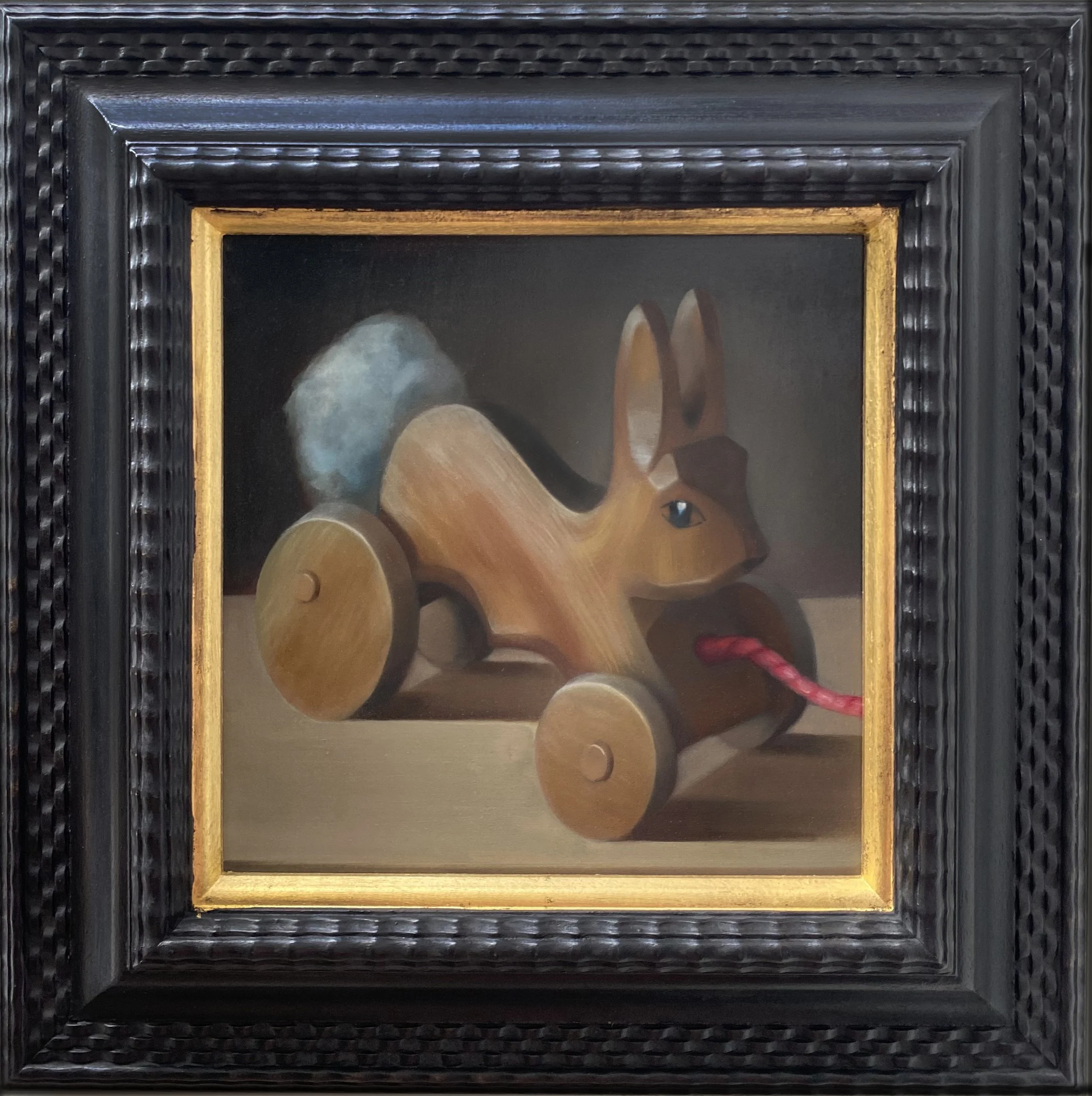 Forgotten Treasure_Pull Along Bunny 23x23cm_framed.jpg