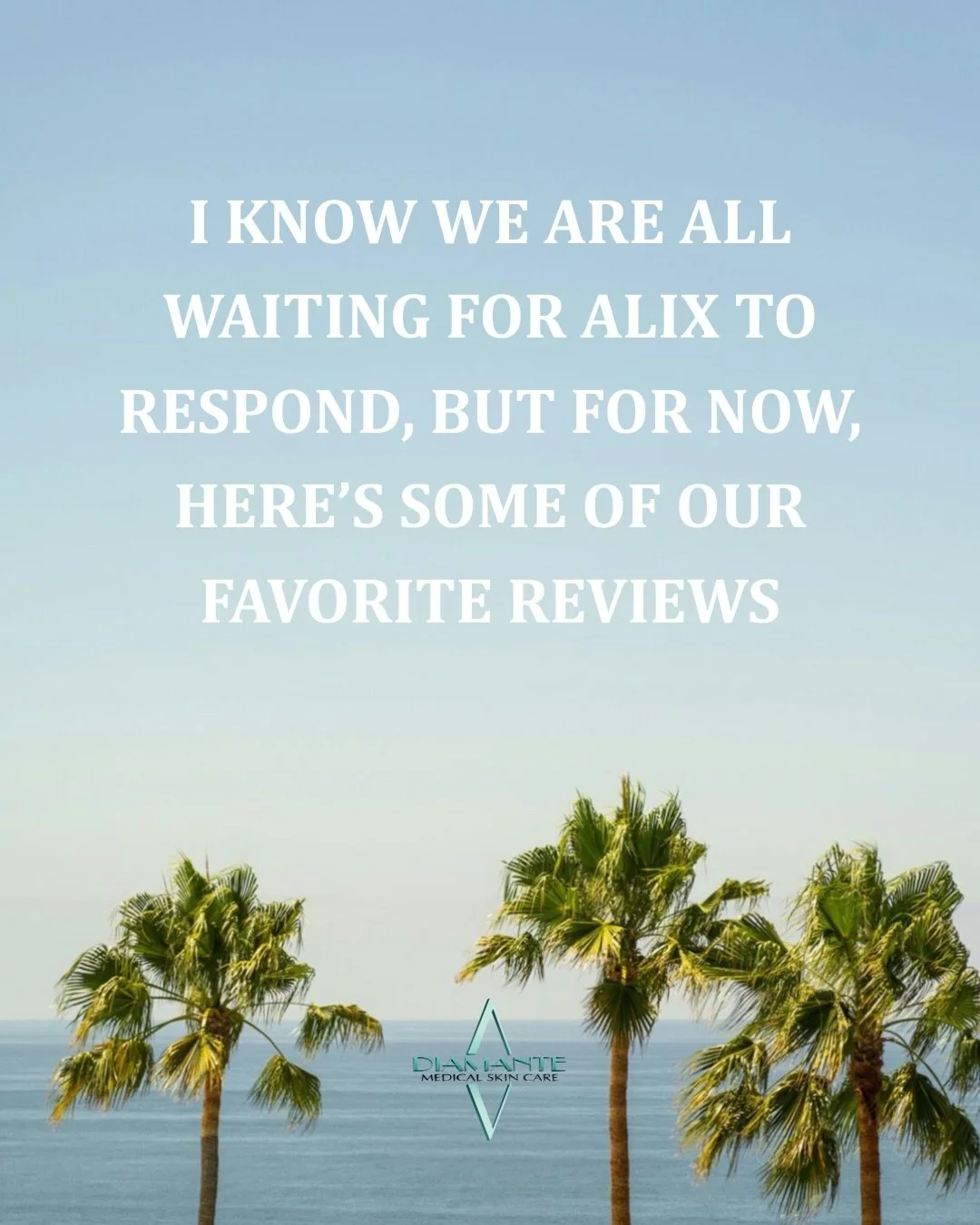 Just a quick distraction on your feed while we wait for the response&hellip;🤭 Anyway are you team Alix or Alex? 👀👇🏽
.
.
.
diamanteskin tequesta jupiterfl diamantemedispa drcapaldi medspa glow skingoals alix earle alex cooper call her daddy reale 