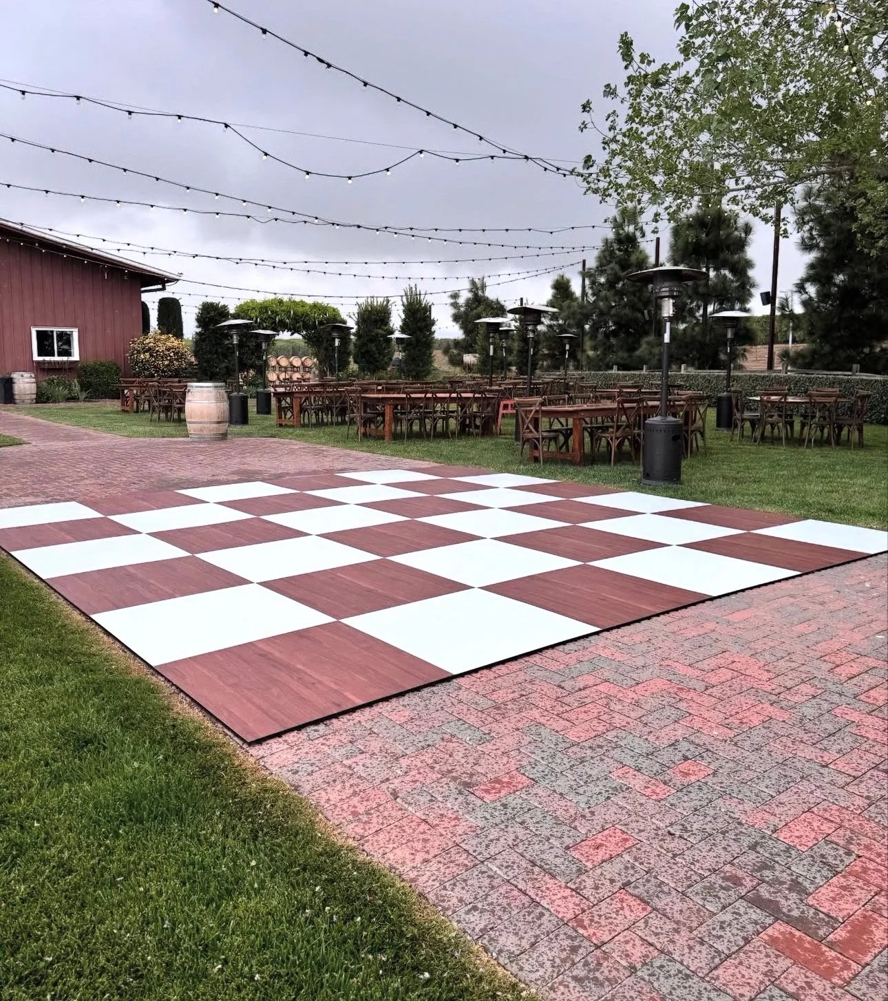Specialty Floor Maple and White at Winery