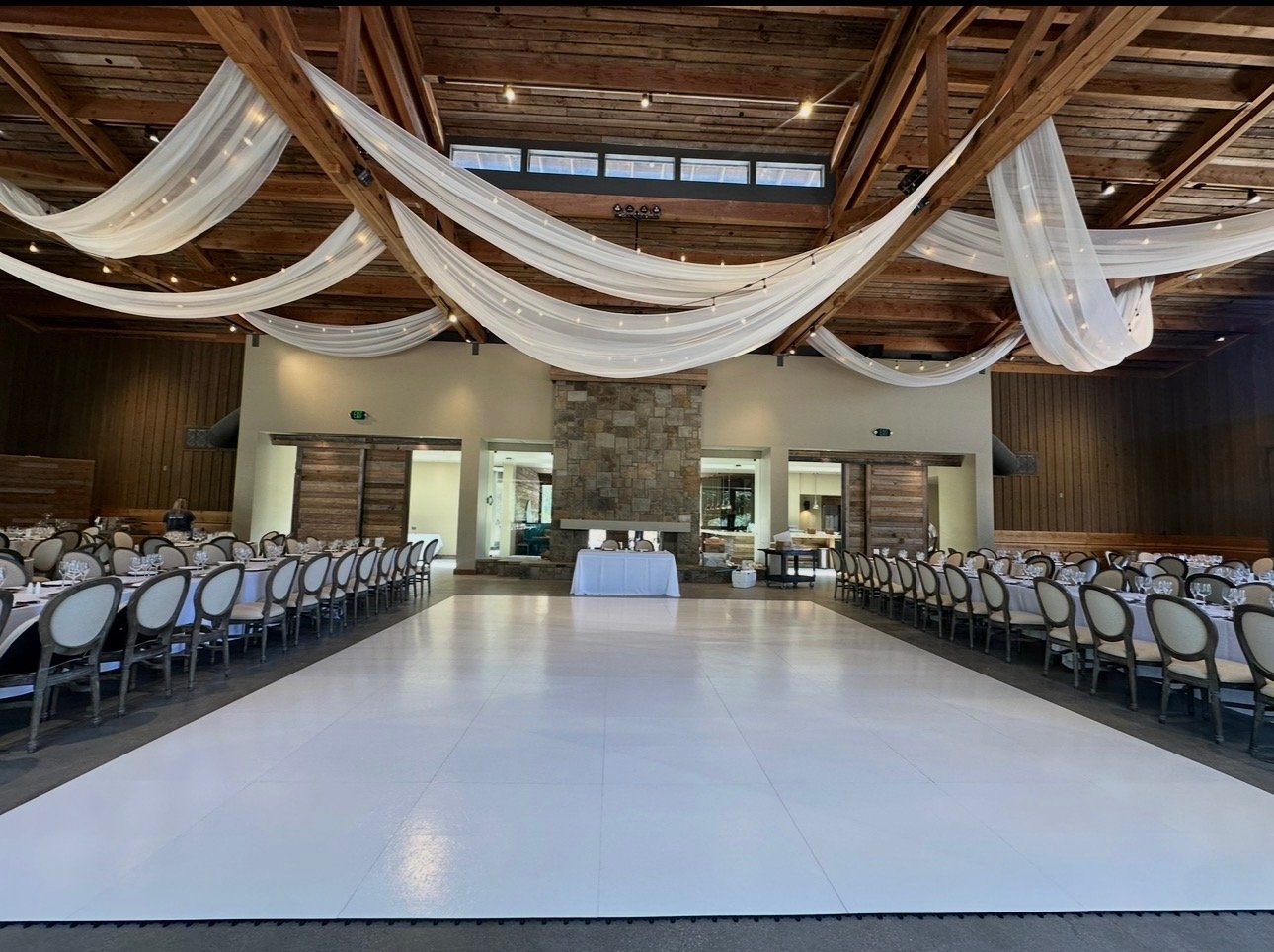 White Specialty Dance Floor