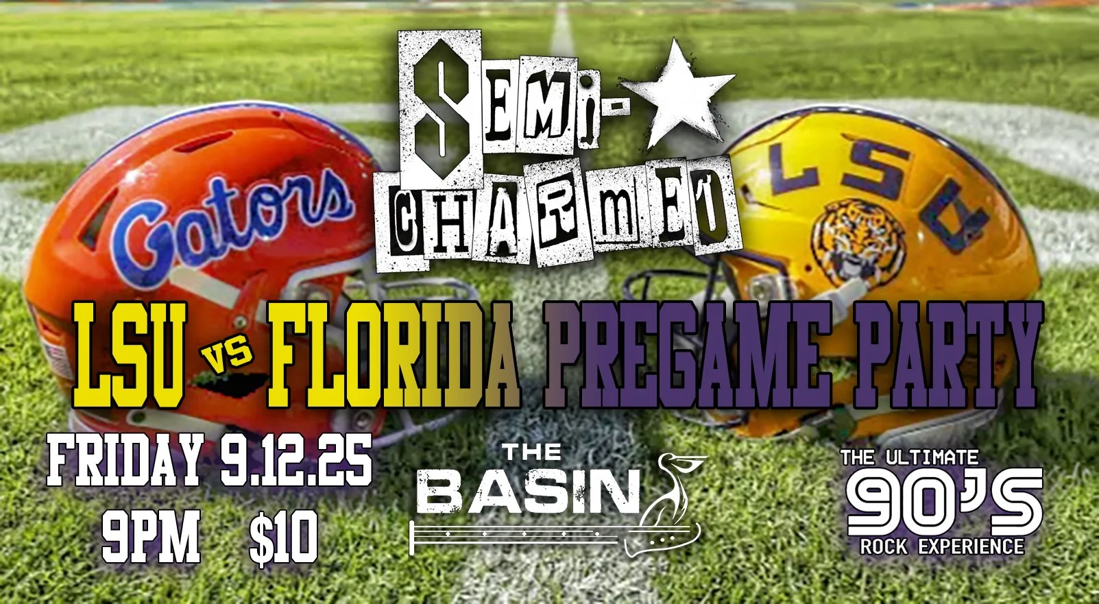 LSU vs FLORIDA Pregame Party at The Basin Music Hall in Baton Rouge, LA