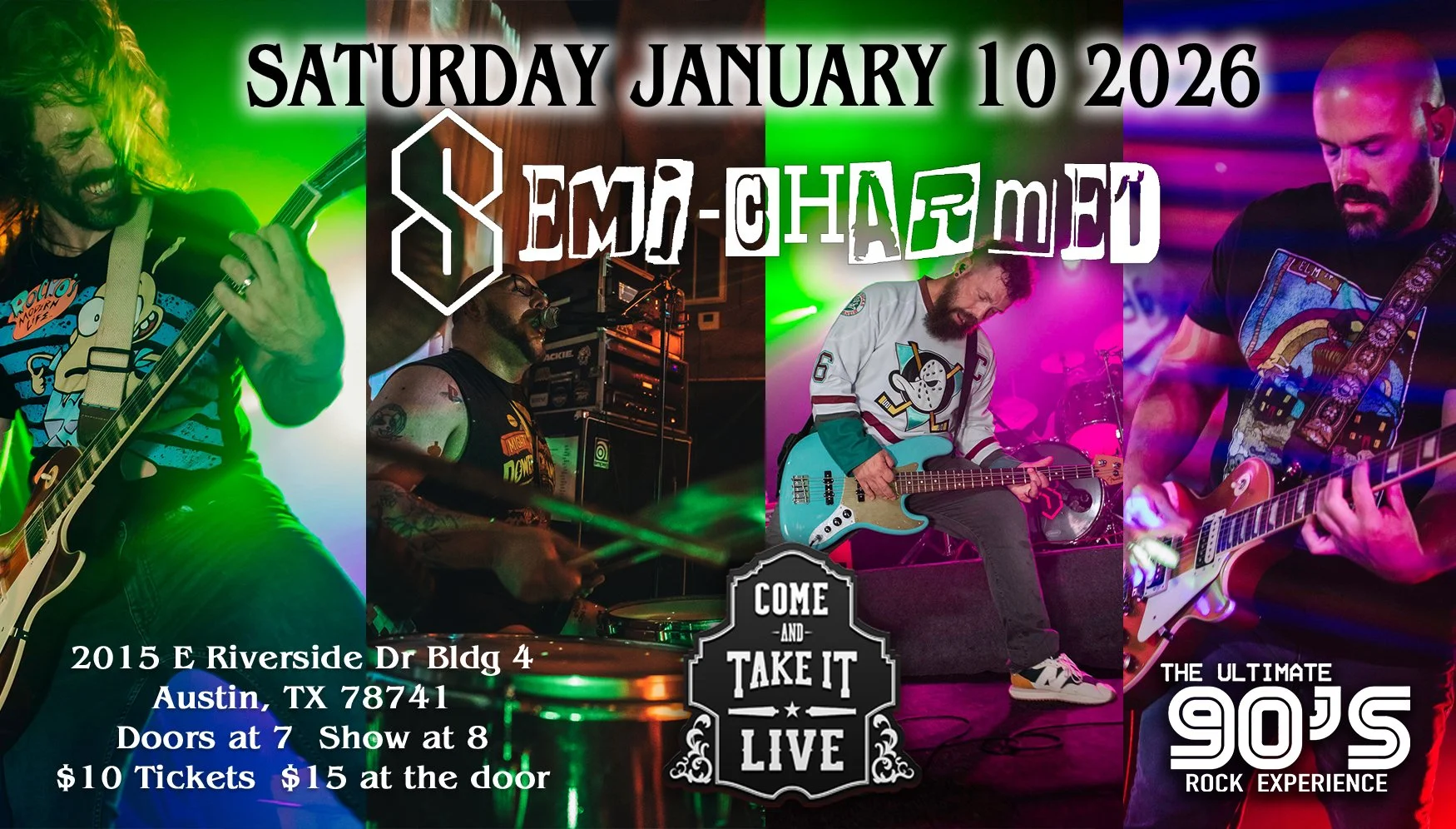 Semi-Charmed LIVE at Come and Take It Live 