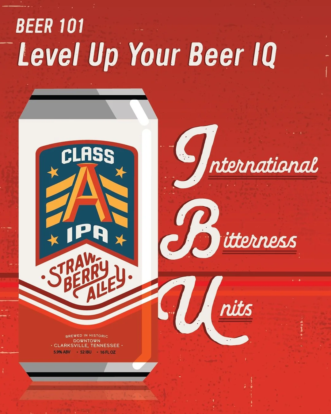 Learn why your favorite brew tastes like it does, then grab one and taste it yourself. 🍺 

IBU = International Bitterness Units.

It&rsquo;s how we measure bitterness in beer&mdash;low IBU = smooth and mellow, high IBU = bold and hoppy.

Patio vibes