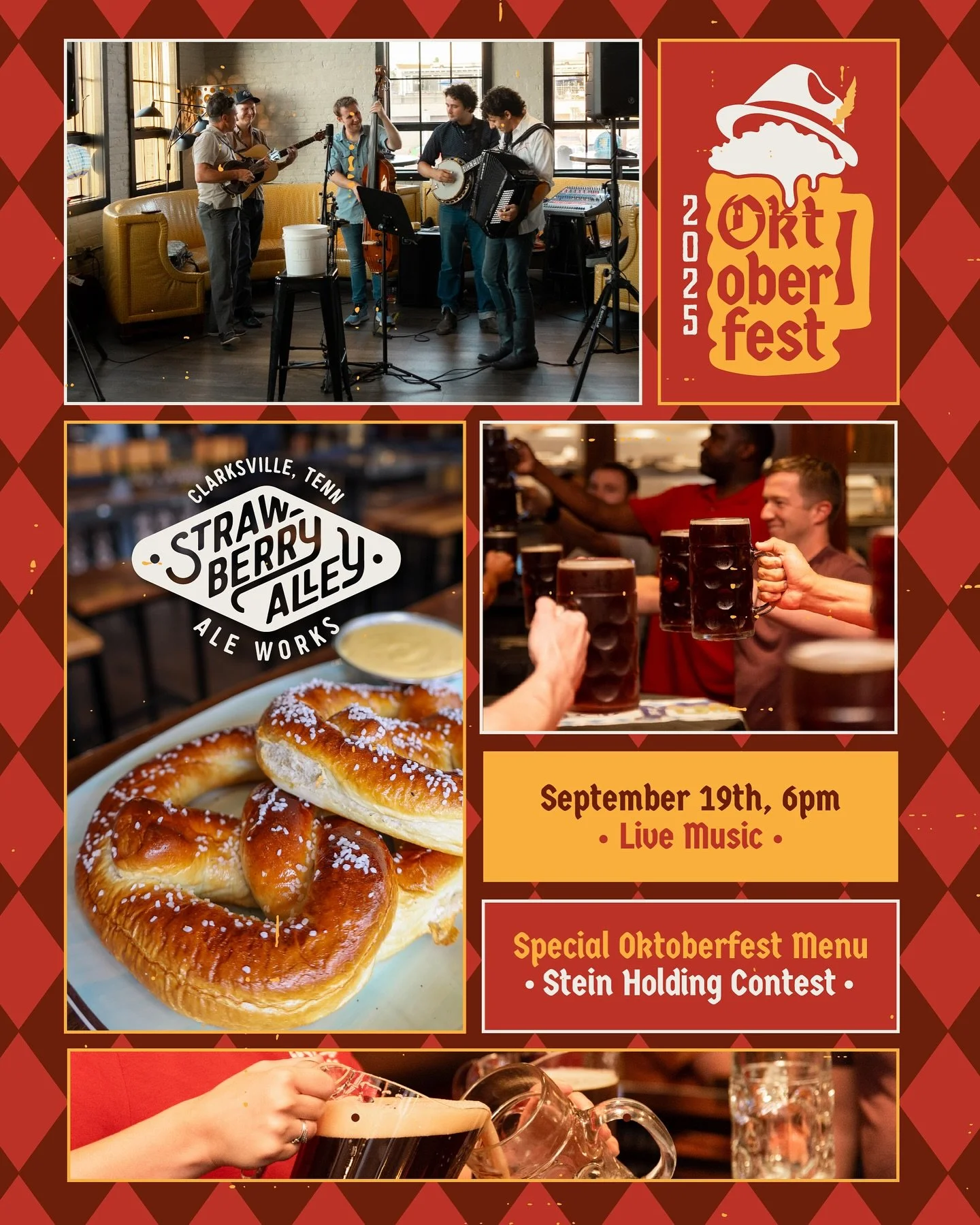 Warm, soft, and perfectly salty&mdash;these pretzels are the ultimate snack to pair with our seasonal Oktoberfest beer. 🍺🥨

Join us September 19 for the tapping party: live music, stein-holding, giveaways, and plenty of beer to go with your pretzel