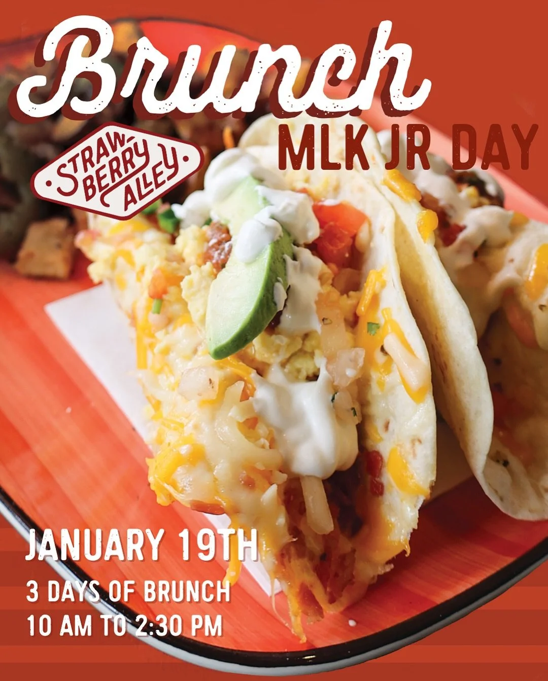 Join us for MLK Weekend Brunch with three days of brunch all weekend long.🫵🍳

Brunch will be served Saturday through Monday from 10:00 AM to 2:30 PM. Stop by for your brunch favorites, weekend cocktails, and a relaxed atmosphere perfect for gatheri