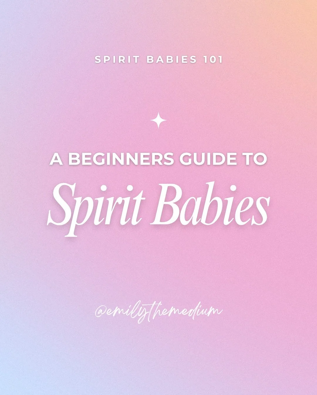 Spirit Babies 101✨

Your beginners guide to Spirit Babies, where I&rsquo;m answeing your most pressing questions!

❶ What are Spirit Babies?
❷ Does everyone have Spirit Babies?
❸ How do I connect with my Spirit Babies?

Any other questions about Spir