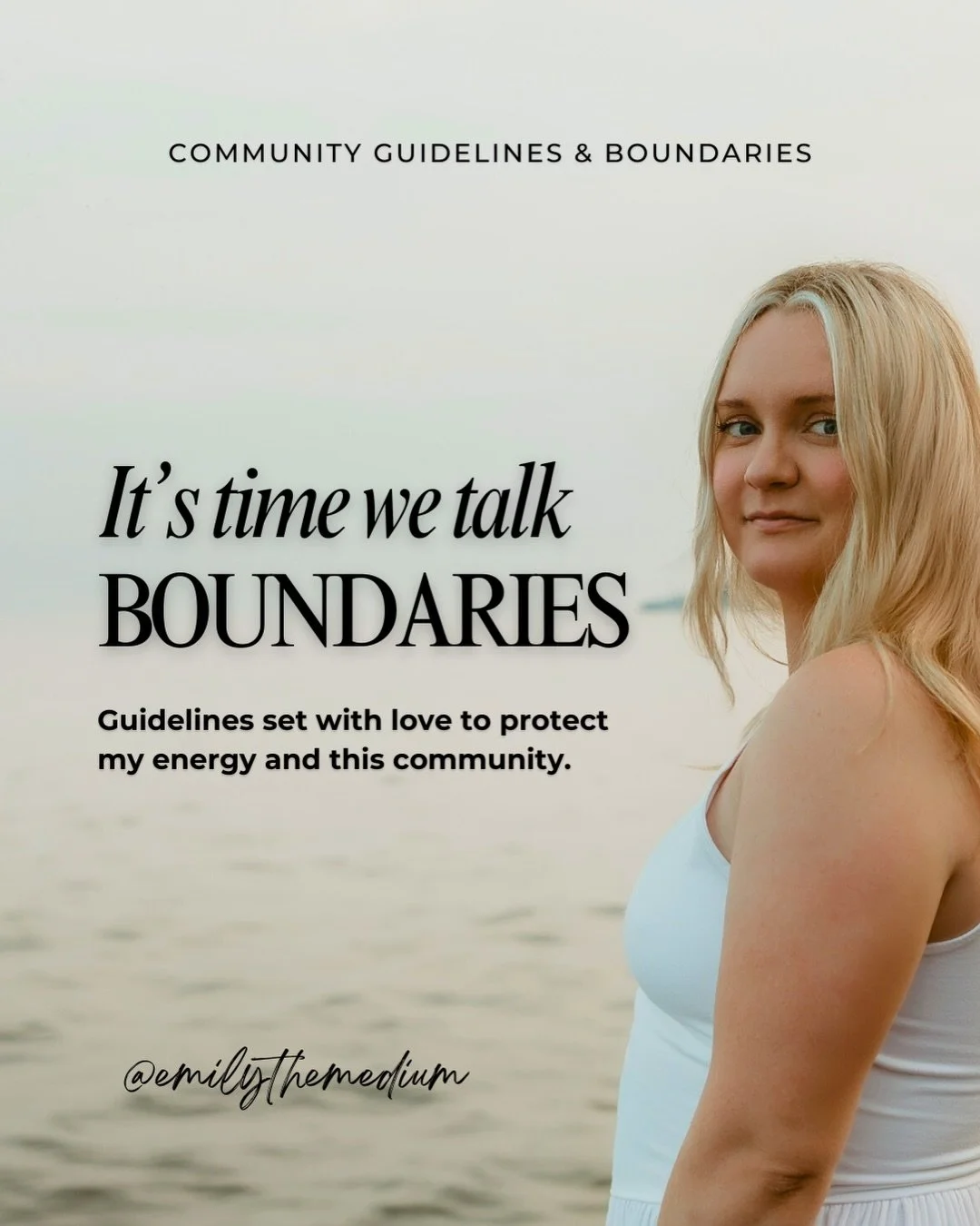 It&rsquo;s time I set some boundaries 👇🏼

I absolutely love the work I do and this community we&rsquo;ve created. But in order to continue showing up to the best of my abilities, it&rsquo;s important I set a few guidelines:

❶ Please honour that my