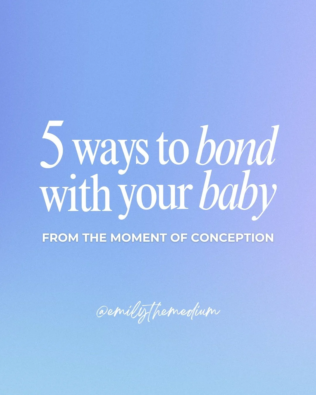 You can find so many books out there about conscious birth or concsious conception... but what about conscious pregnancy? ✨

I&rsquo;ve seen so much information about how babies aren&rsquo;t able to hear or feel you until the 20 week mark (at least) 