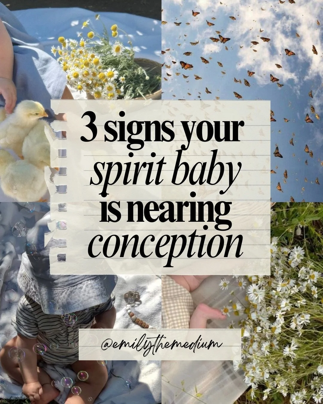 3 signs your spirit babies are ready and nearing conception ✨

I get asked this question all the time, so I wanted to answer it for all of you!

For those of you who have so questions about your spirit babies, conscious conception, and more... I crea