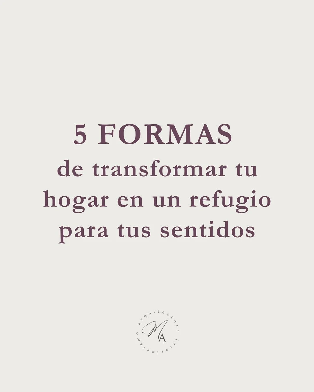 Tu hogar tambi&eacute;n puede acompa&ntilde;arte a trav&eacute;s de los sentidos.
Luz natural, iluminaci&oacute;n c&aacute;lida, aromas que te conectan con recuerdos lindos, texturas suaves, colores que te calman, sonidos que te acompa&ntilde;an&hell