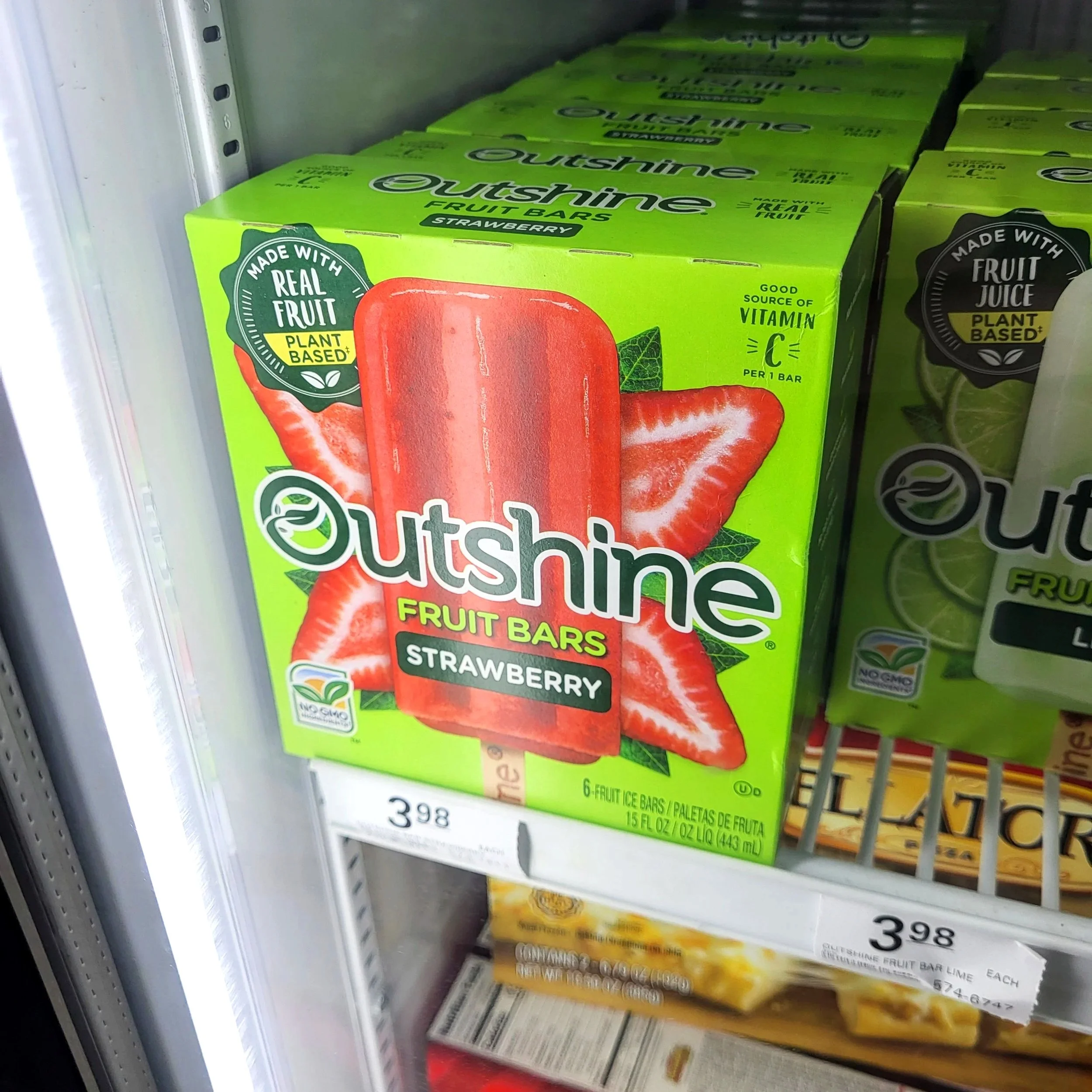 Strawberry Outshine Popsicles
