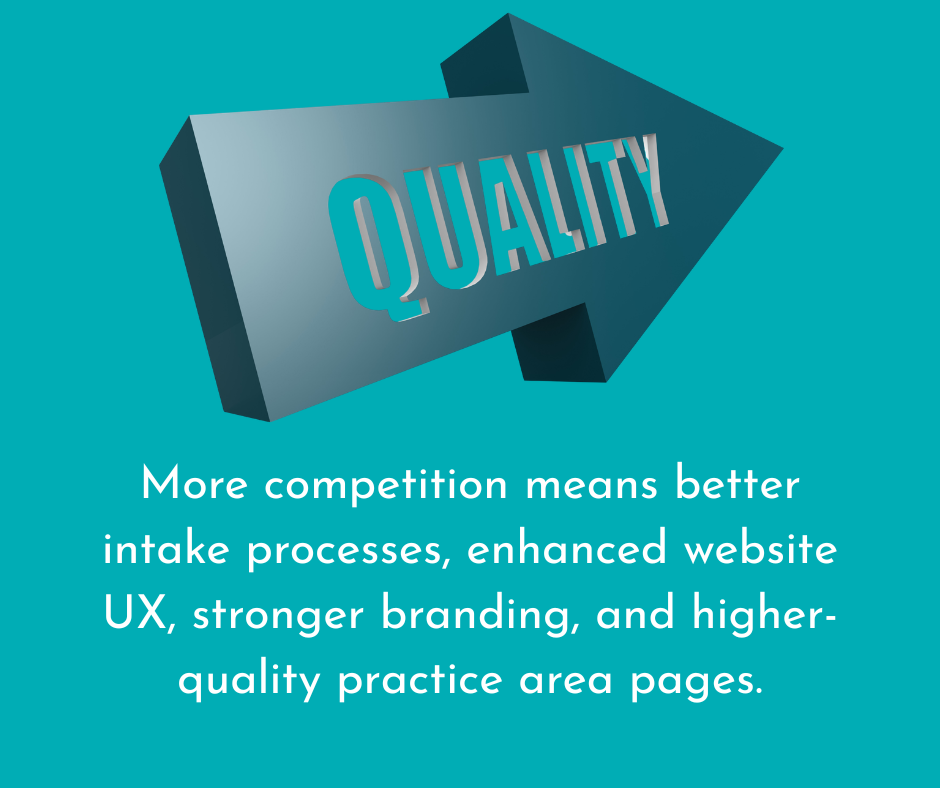 more competition in personal injury law leads to better content, better UX, and more