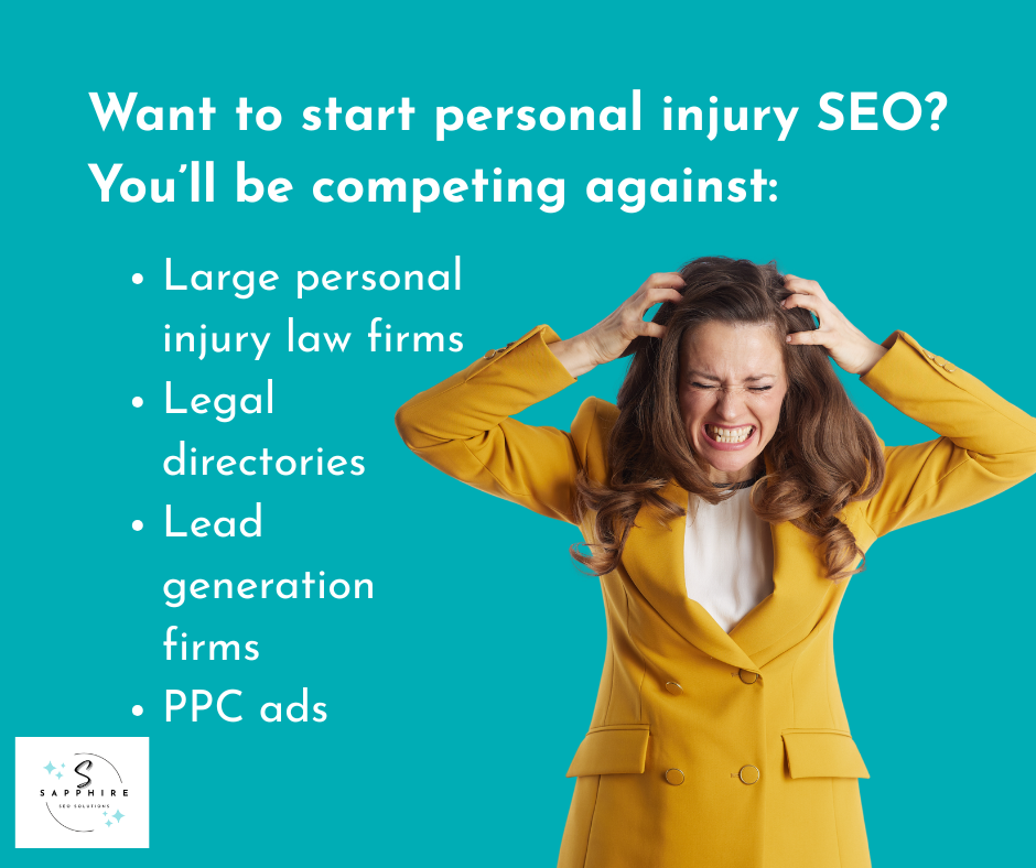 A list of competitors that personal injury law firms compete with