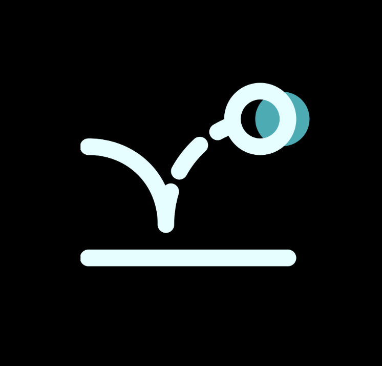 Bouncing ball graphic