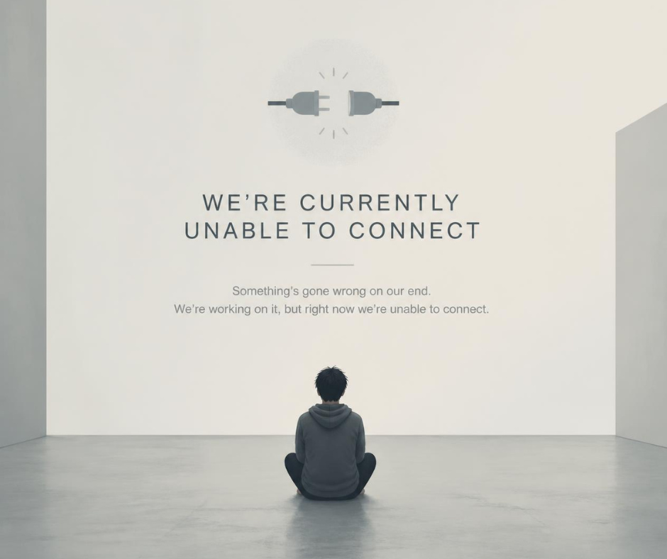 an unable to connect error as businesses fail to consider internal linking