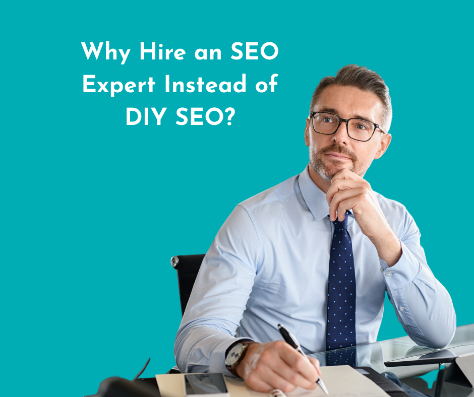 a business owner thinking why to hire an SEO expert