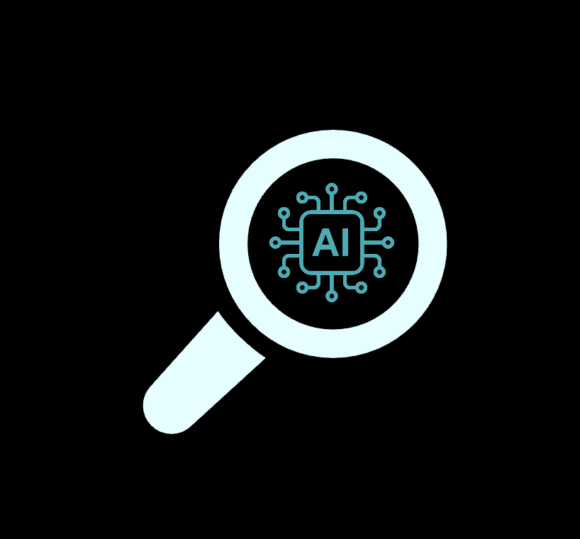 Magnifying glass AI