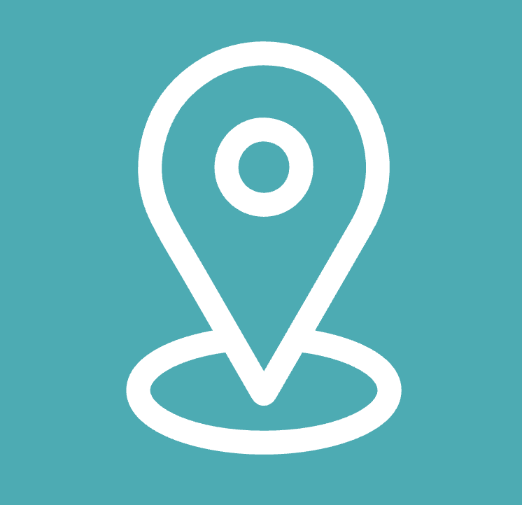 Graphic of a map marker